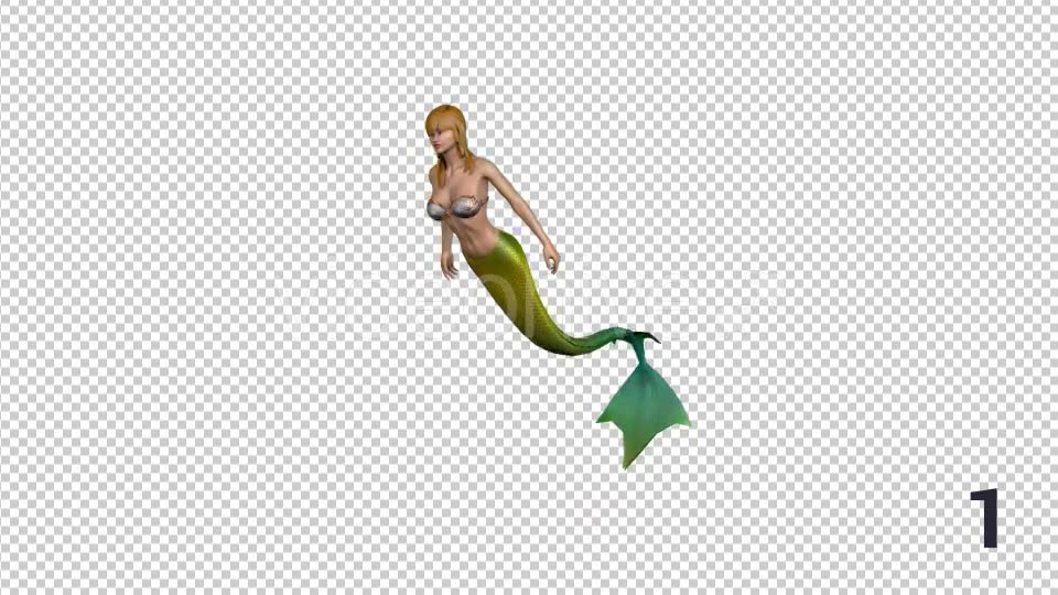 Mermaid Swimming 3 Scene Videohive 21366027 Motion Graphics Image 2