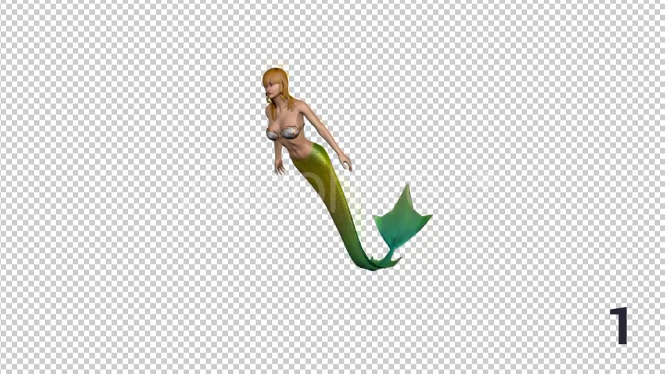 Mermaid Swimming 3 Scene Videohive 21366027 Motion Graphics Image 3