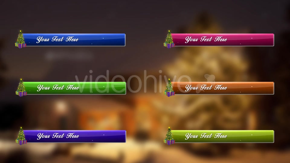Merry Christmas & Happy New Year Lower Third Pack (Pack of 12) Videohive 21012954 Motion Graphics Image 7