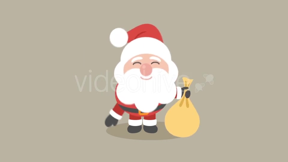 Merry Christmas Santa Claus Animation Pack Videohive 21075230 Motion Graphics Image 7
