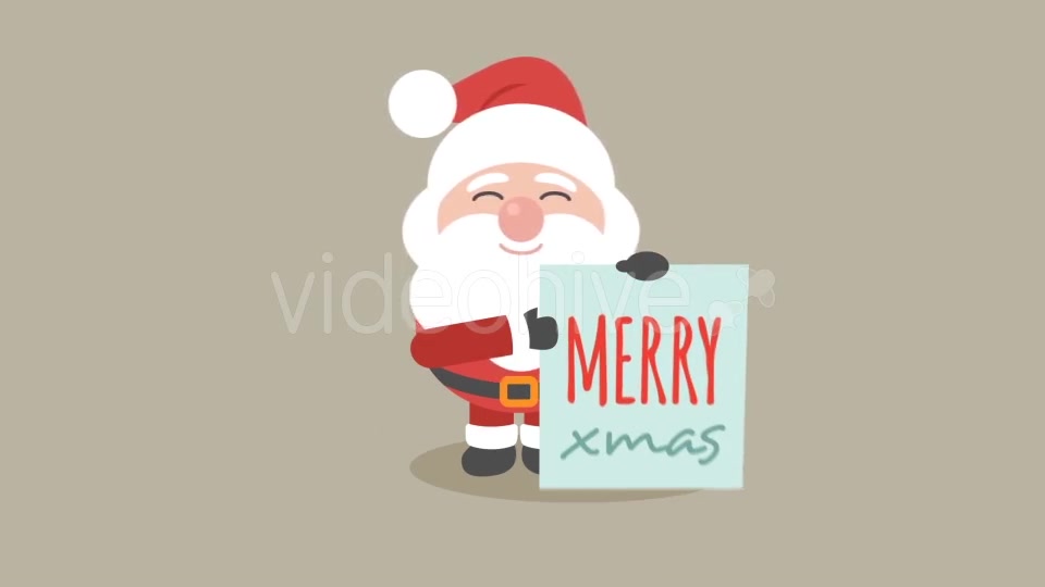 Merry Christmas Santa Claus Animation Pack Videohive 21075230 Motion Graphics Image 8