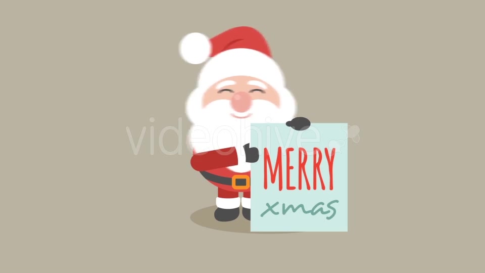 Merry Christmas Santa Claus Animation Pack Videohive 21075230 Motion Graphics Image 9