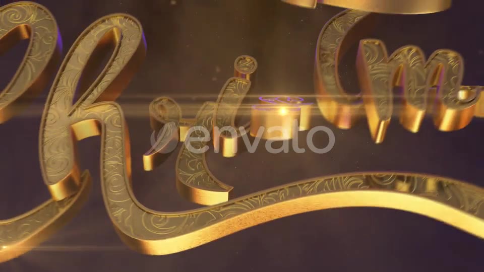 Merry Christmas Text Animation (Golden Sand) Videohive 22948883 Motion Graphics Image 2