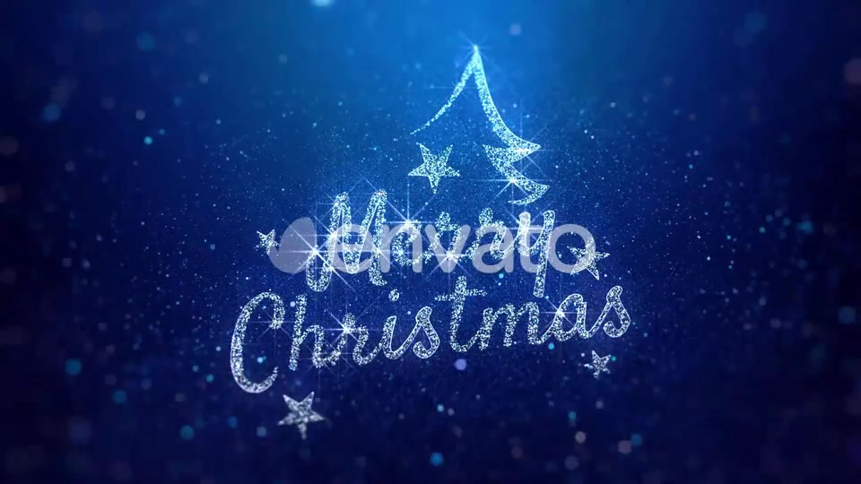 Merry Christmas Wishes Blue Background Videohive 22881934 Motion Graphics Image 6
