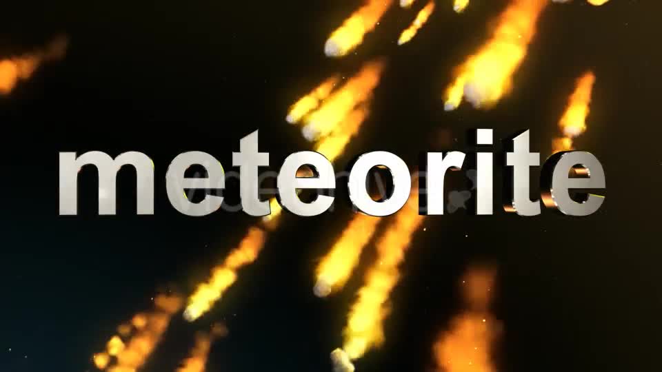 Meteorite Videohive 19596707 Motion Graphics Image 1