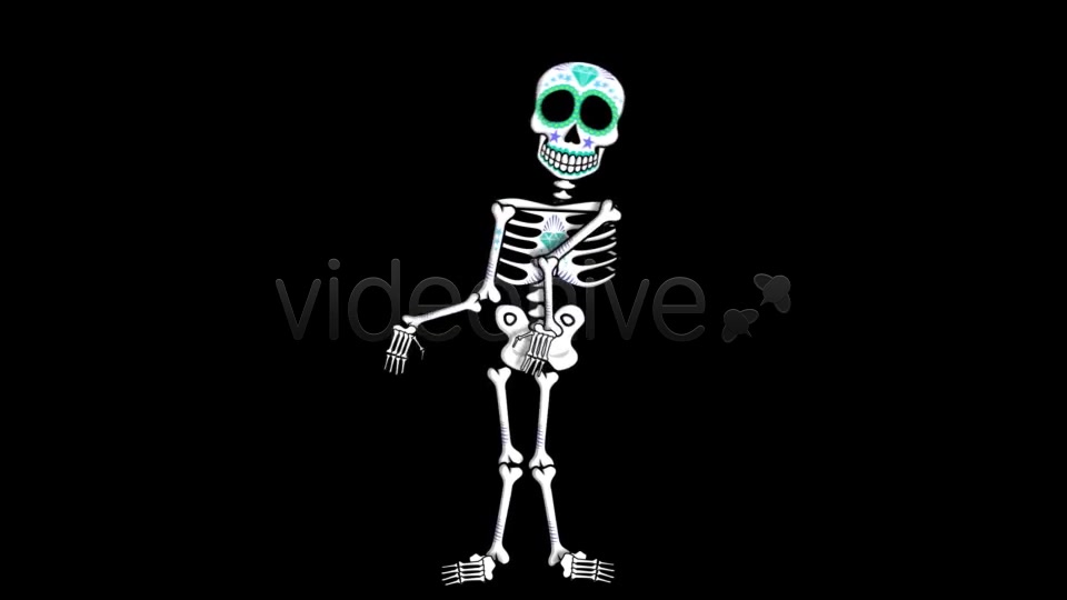 Mexican Dancing Skeletons 3 Clips Videohive 9145753 Motion Graphics Image 3