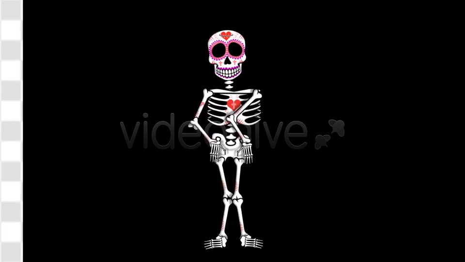 Mexican Dancing Skeletons 3 Clips Videohive 9145753 Motion Graphics Image 9