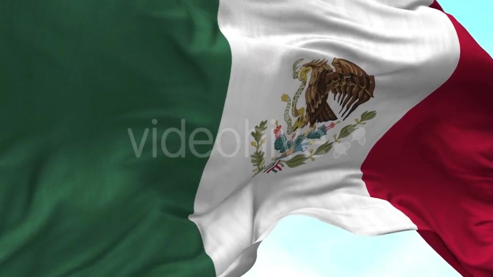Mexico Flag in the Wind Videohive 20592558 Motion Graphics Image 4