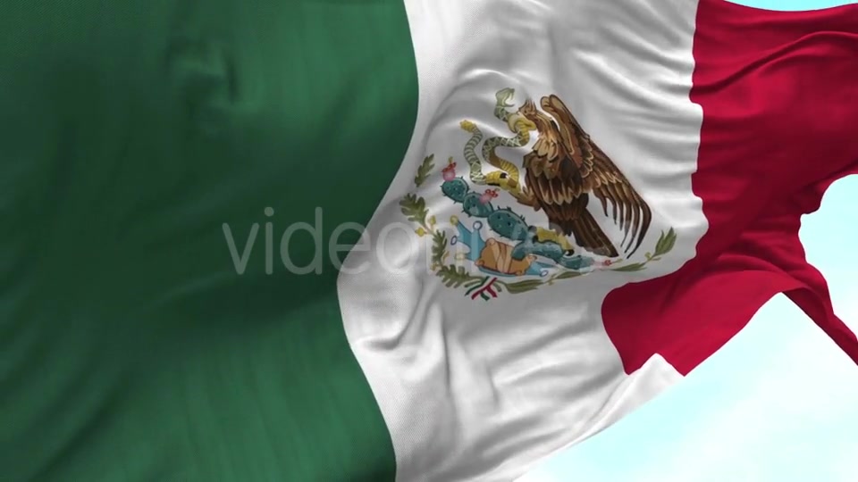 Mexico Flag in the Wind Videohive 20592558 Motion Graphics Image 6