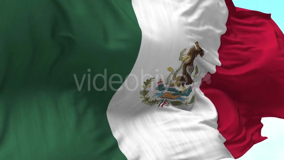 Mexico Flag in the Wind Videohive 20592558 Motion Graphics Image 9