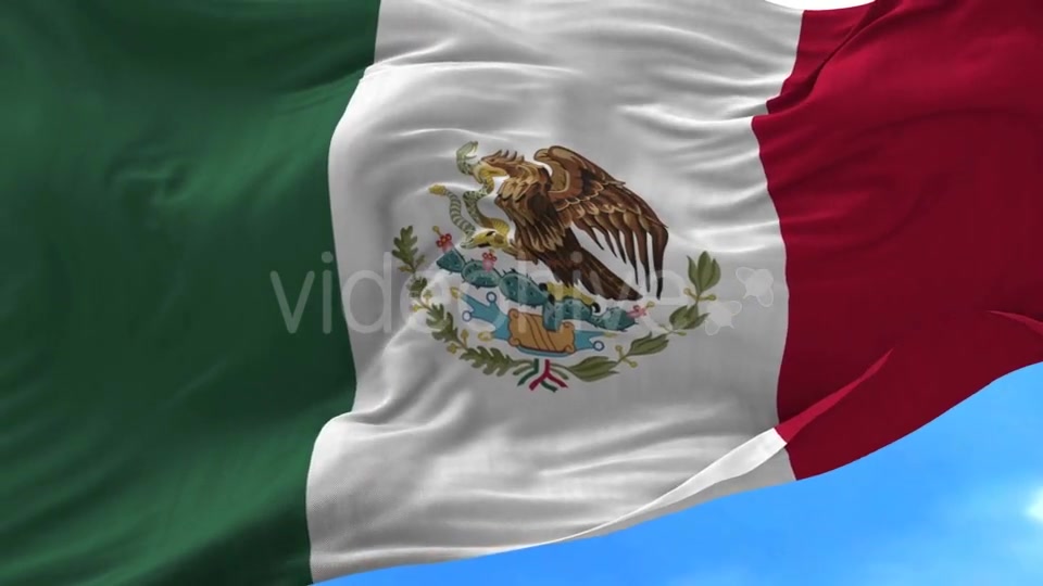 Mexico Flag in the Wind Videohive 20592570 Motion Graphics Image 6