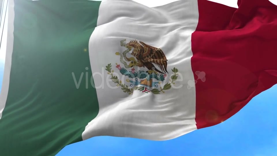 Mexico Flag in the Wind Videohive 20592570 Motion Graphics Image 7