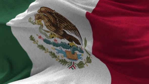 Mexico Flag in the Wind - Videohive 20592537 Download