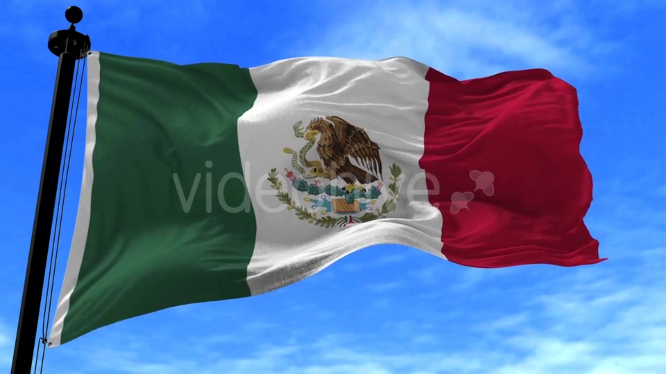Mexico Flag in the Wind Videohive 20592562 Motion Graphics Image 9