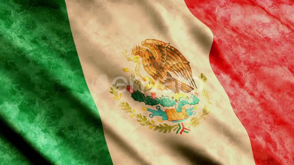 Mexico Flags Videohive 23583400 Motion Graphics Image 7