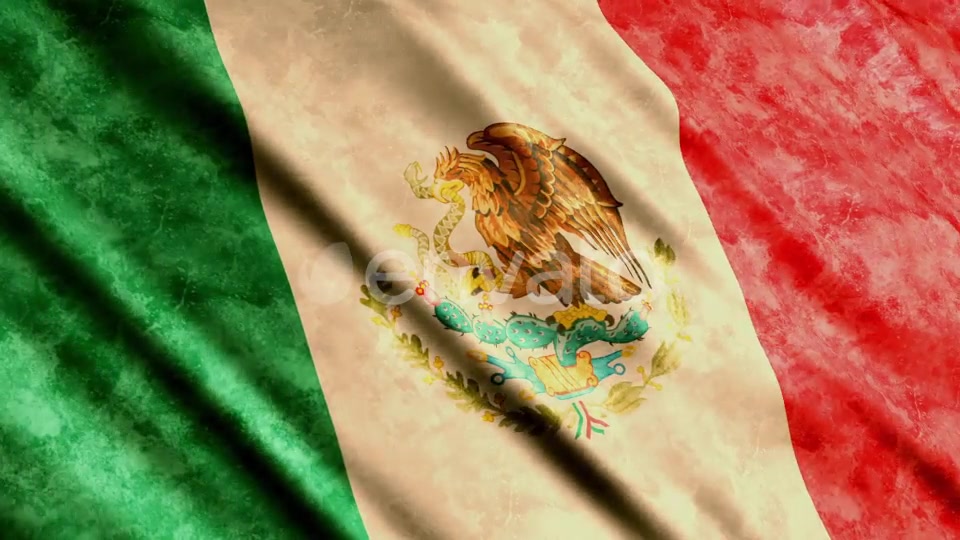 Mexico Flags Videohive 23583400 Motion Graphics Image 8