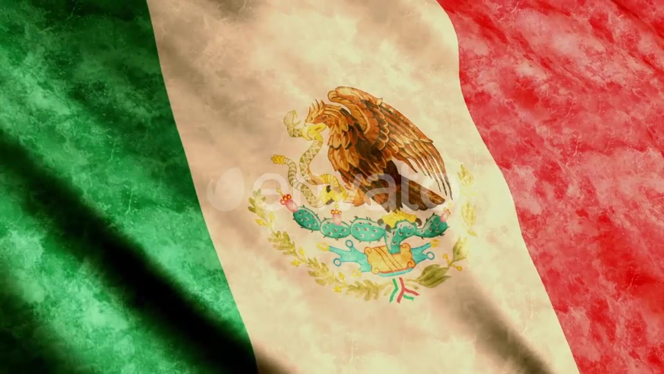 Mexico Flags Videohive 23583400 Motion Graphics Image 9