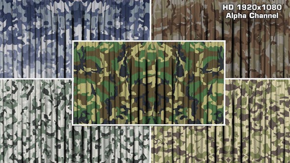 Military Curtain Open - Videohive Download 15009028