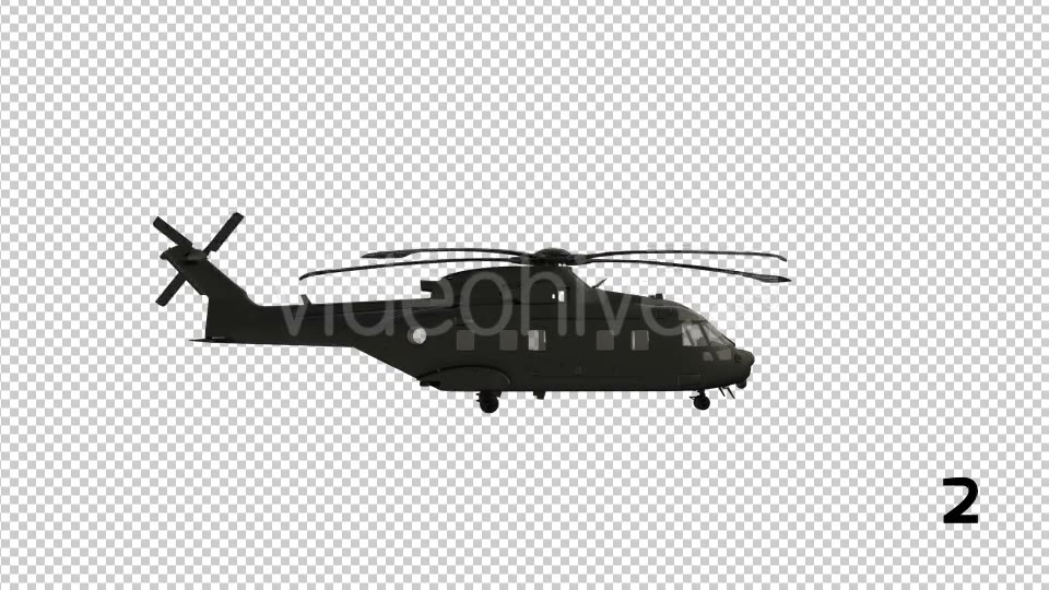 Military Helicopter Pack 2 Videohive 19589925 Motion Graphics Image 3