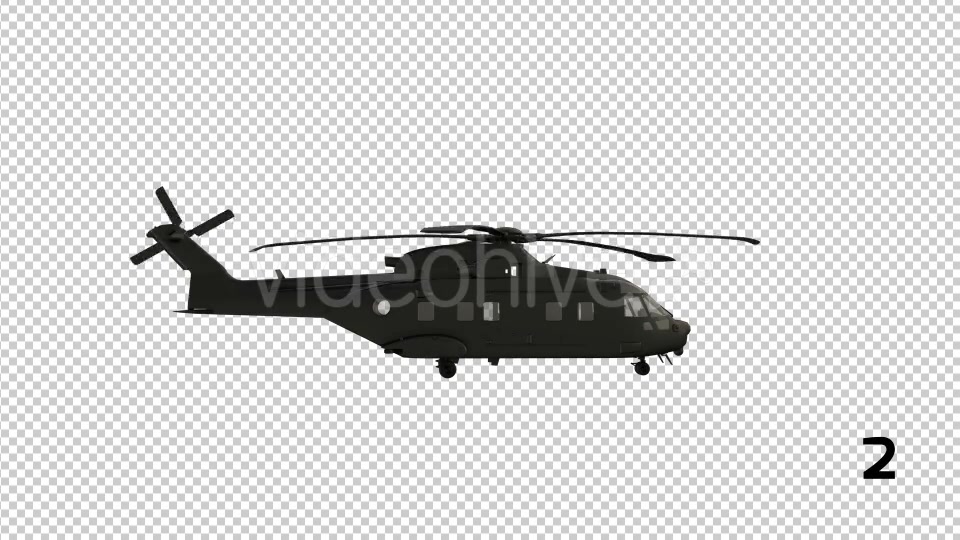Military Helicopter Pack 2 Videohive 19589925 Motion Graphics Image 4