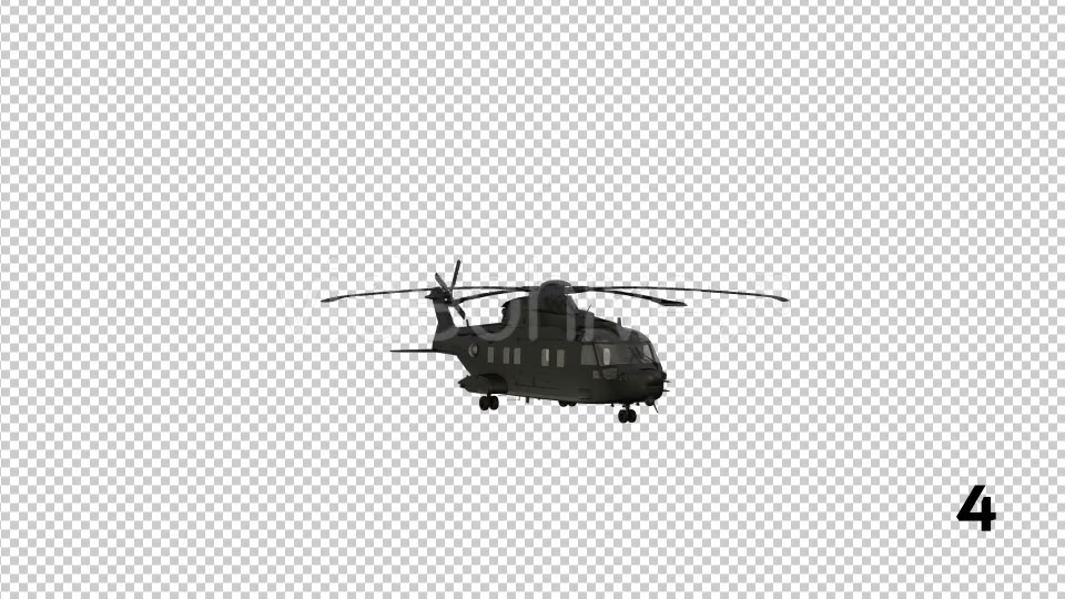 Military Helicopter Pack 2 Videohive 19589925 Motion Graphics Image 7