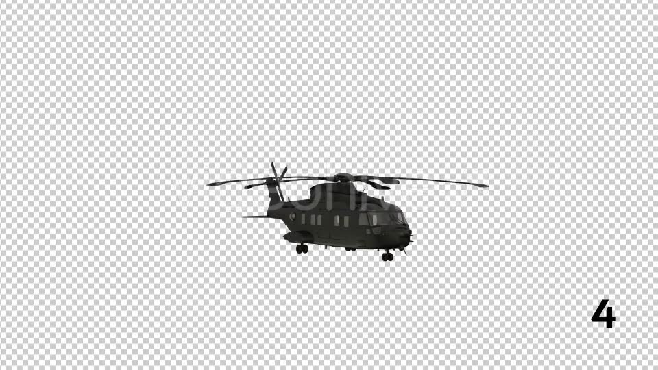 Military Helicopter Pack 2 Videohive 19589925 Motion Graphics Image 8