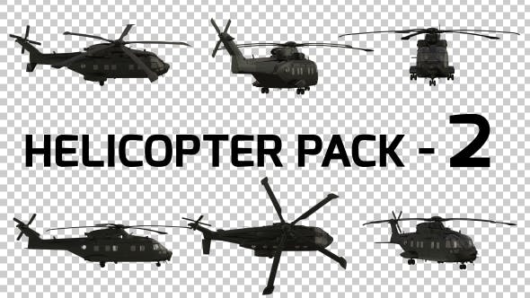 Military Helicopter Pack 2 - Download Videohive 19589925