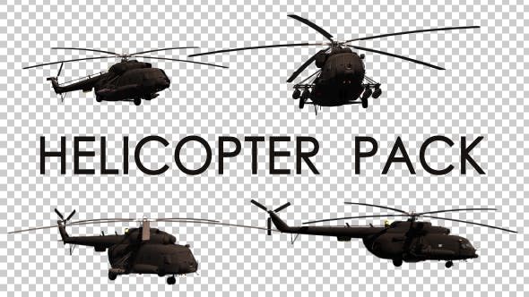 Military Helicopter Pack - Videohive Download 19334269