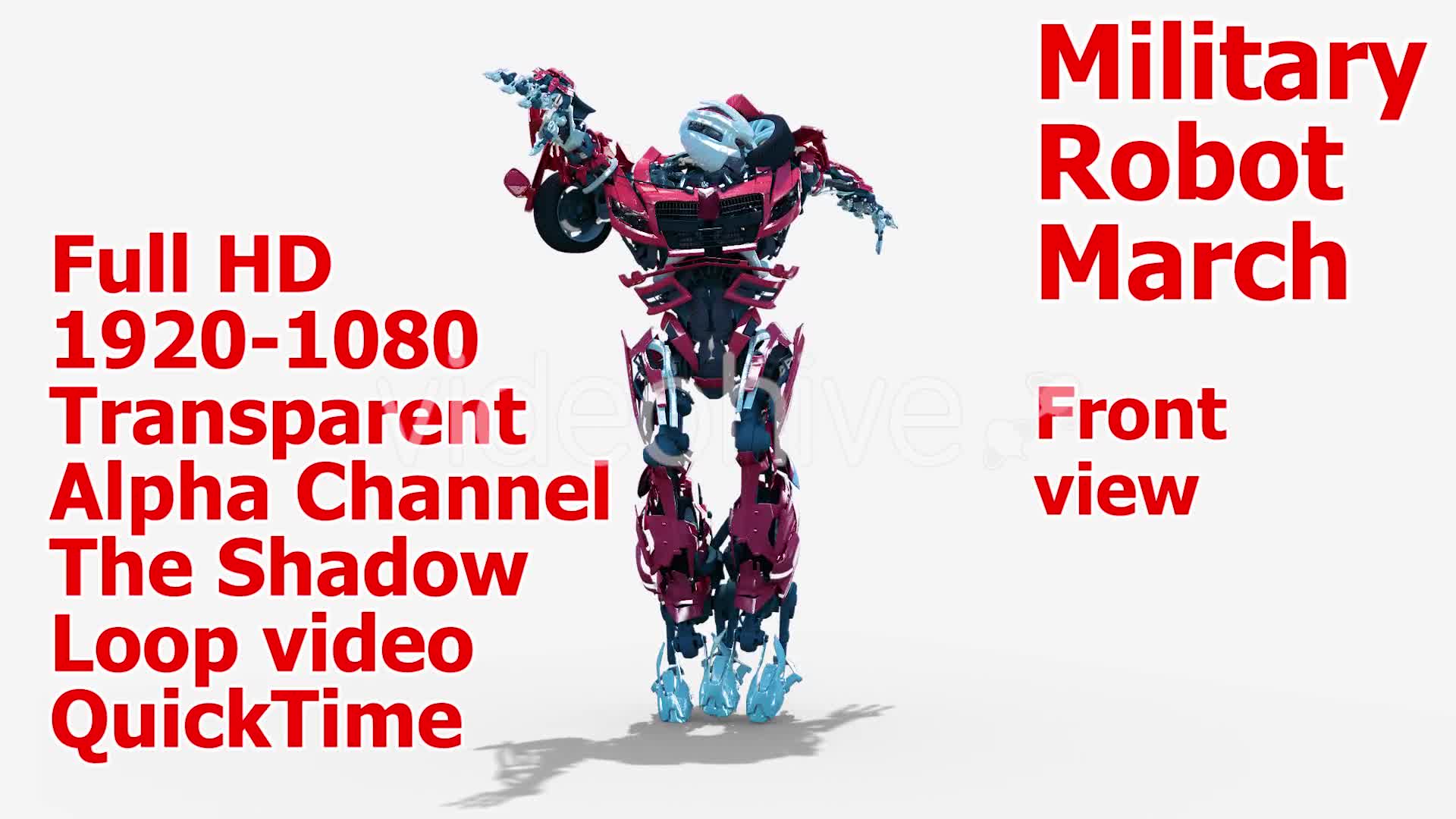 Military Robot March Videohive 21570956 Motion Graphics Image 9