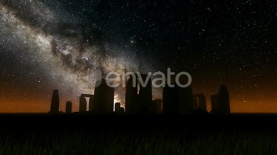 Milkyway Timelapse Stonehenge Silhouette Videohive 22448828 Motion Graphics Image 2