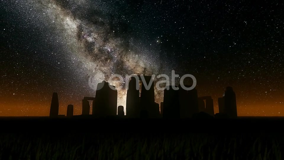Milkyway Timelapse Stonehenge Silhouette Videohive 22448828 Motion Graphics Image 3