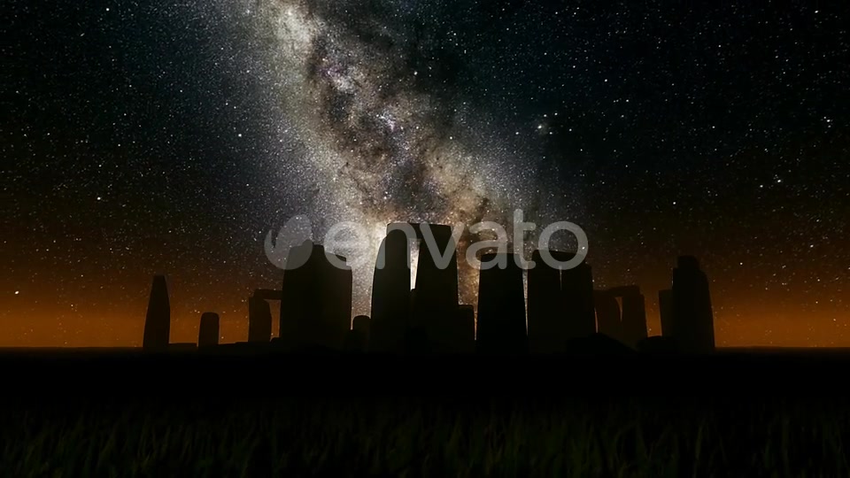 Milkyway Timelapse Stonehenge Silhouette Videohive 22448828 Motion Graphics Image 4
