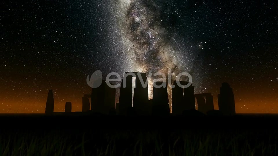 Milkyway Timelapse Stonehenge Silhouette Videohive 22448828 Motion Graphics Image 5