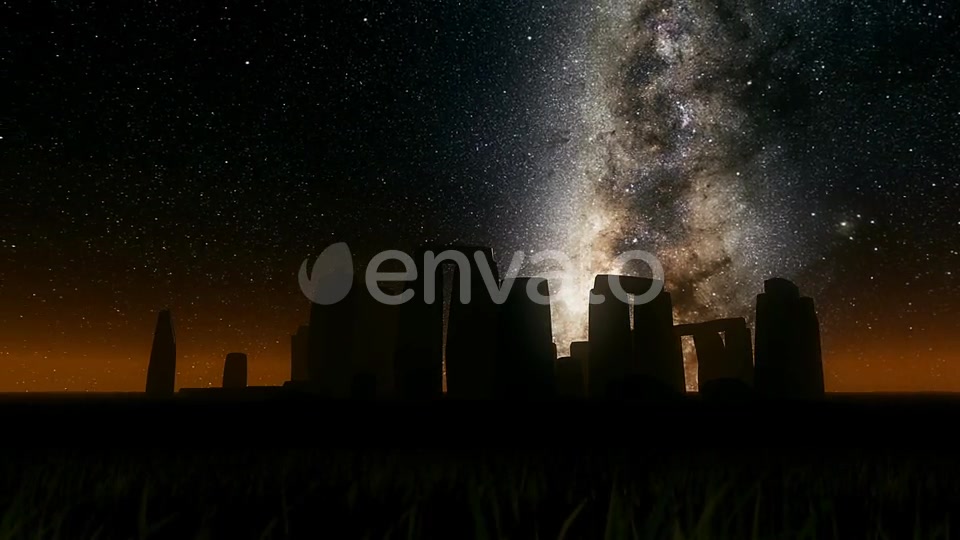 Milkyway Timelapse Stonehenge Silhouette Videohive 22448828 Motion Graphics Image 7