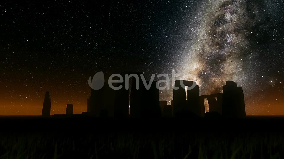 Milkyway Timelapse Stonehenge Silhouette Videohive 22448828 Motion Graphics Image 8