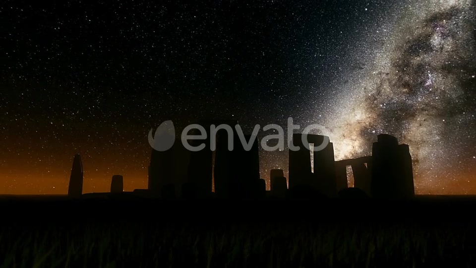 Milkyway Timelapse Stonehenge Silhouette Videohive 22448828 Motion Graphics Image 9