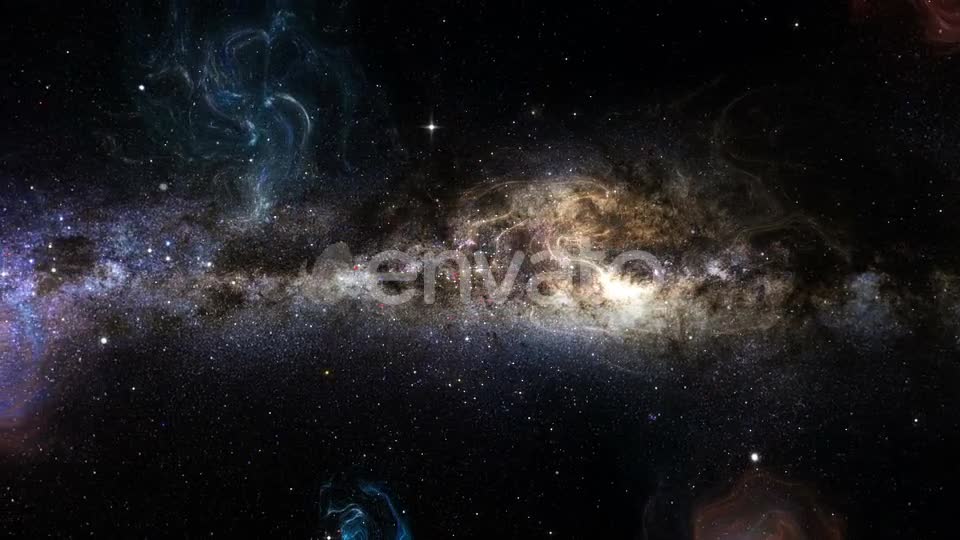 Milkyway With Nebulaes 360 Seamless Loop Videohive 22686940 Motion Graphics Image 1