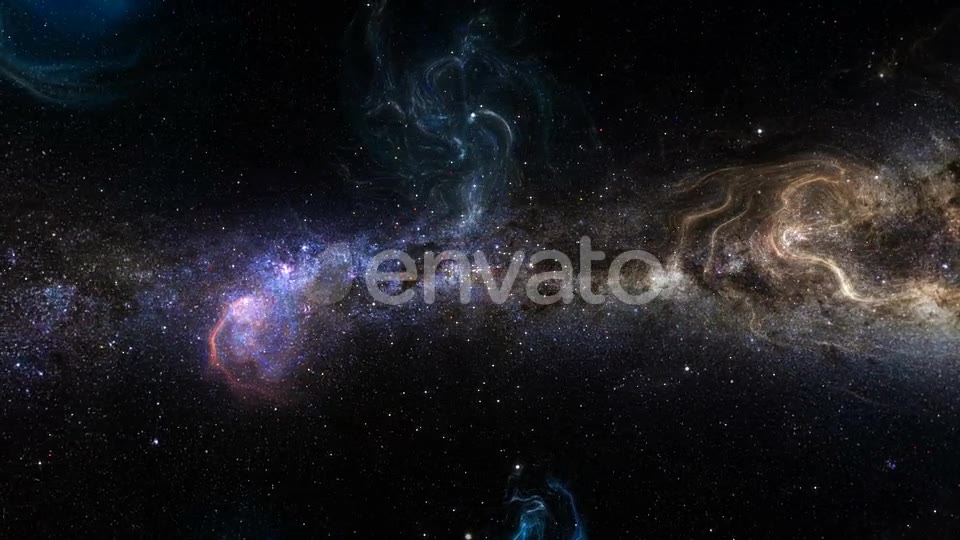Milkyway With Nebulaes 360 Seamless Loop Videohive 22686940 Motion Graphics Image 2
