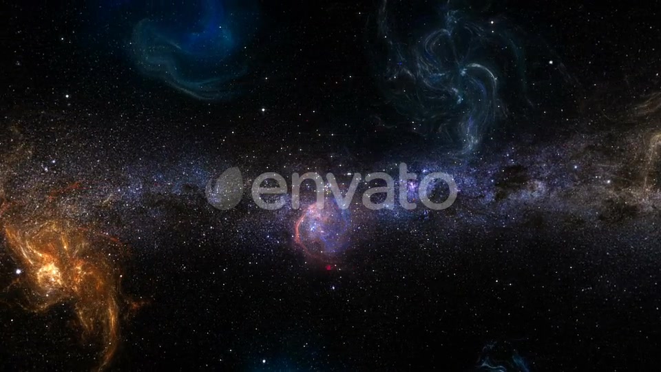 Milkyway With Nebulaes 360 Seamless Loop Videohive 22686940 Motion Graphics Image 3