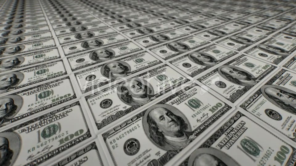 Money 100 Dollar Bills Videohive 11037246 Motion Graphics Image 11