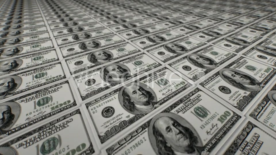 Money 100 Dollar Bills Videohive 11037246 Motion Graphics Image 12