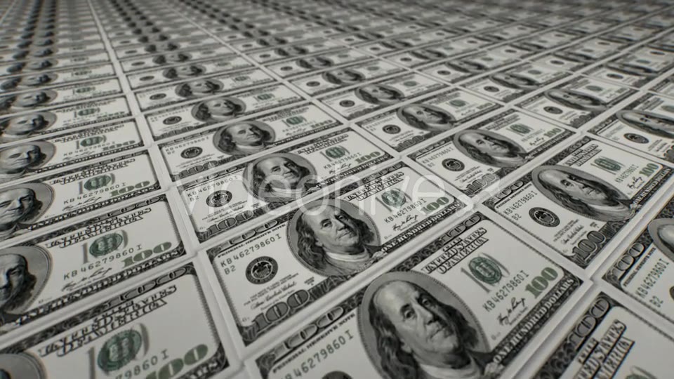 Money 100 Dollar Bills Videohive 11037246 Motion Graphics Image 3