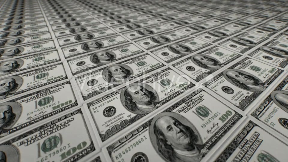 Money 100 Dollar Bills Videohive 11037246 Motion Graphics Image 5