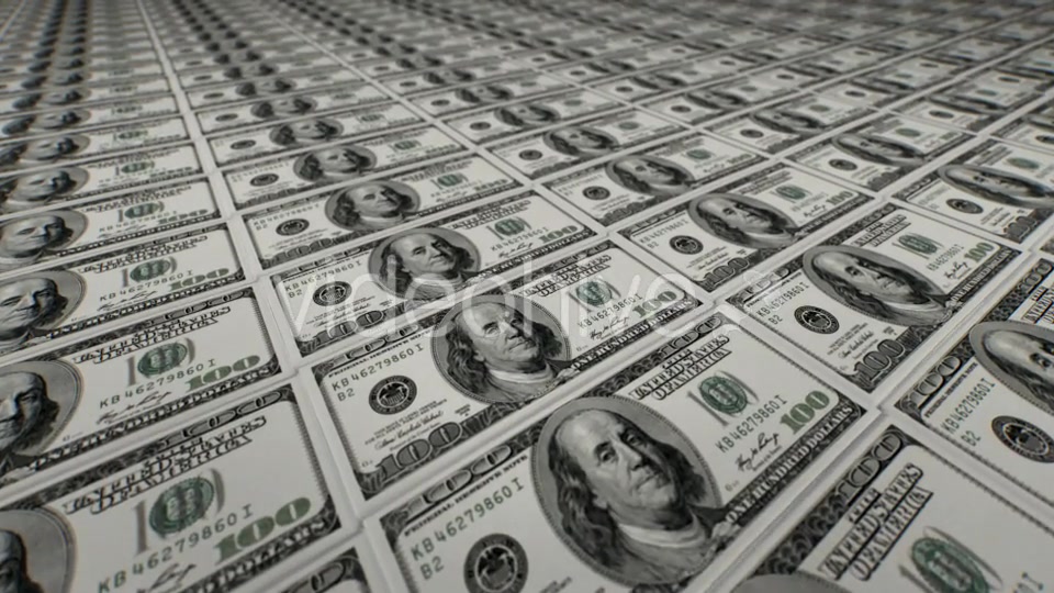 Money 100 Dollar Bills Videohive 11037246 Motion Graphics Image 7