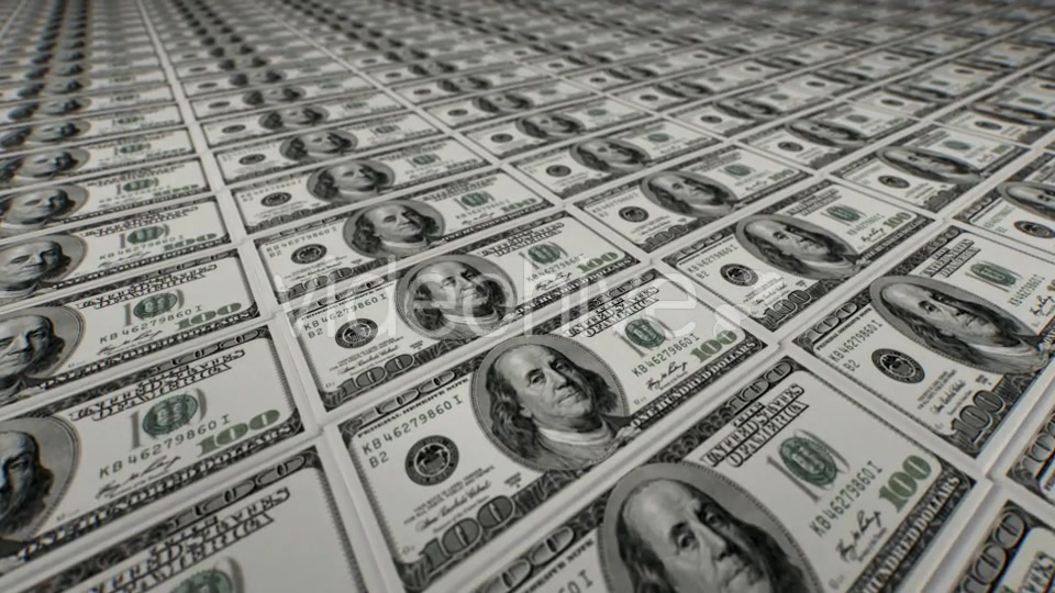 Money 100 Dollar Bills Videohive 11037246 Motion Graphics Image 8