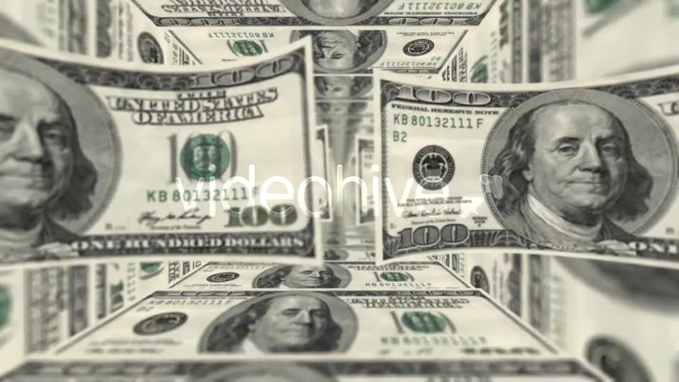 Money Background. Dollars Tunnel Videohive 13441838 Motion Graphics Image 2