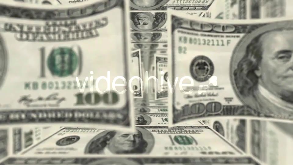 Money Background. Dollars Tunnel Videohive 13441838 Motion Graphics Image 3