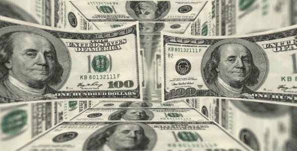 Money Background. Dollars Tunnel - Videohive Download 13441838