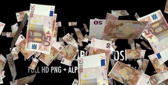 Money Explosion EU Euros (9 Pack) - Videohive Download 4389077