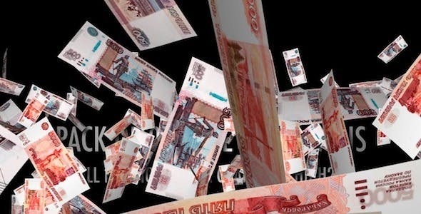 Money Explosion RF Rubles (9 Pack) - Videohive Download 4426448